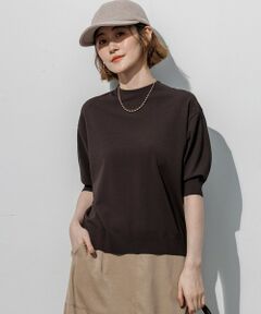 S size ONWARD(小さいサイズ) / エスサイズオンワード ニット・セーター | セミマットフリゼ リラクシー ニット Tシャツ
