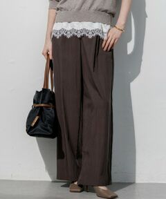 S size ONWARD(小さいサイズ) / エスサイズオンワード その他パンツ | レーヨンタイプライターワイド パンツ
