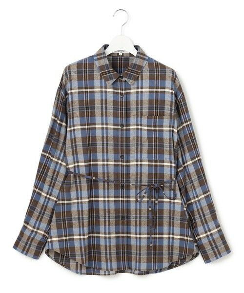 S size ONWARD(小さいサイズ) / エスサイズオンワード シャツ・ブラウス | 【SLOW/一部店舗限定】コットンチェック シャツ | 詳細11