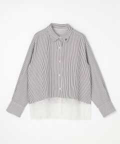 S size ONWARD(小さいサイズ) / エスサイズオンワード シャツ・ブラウス | レースヘム シャツ
