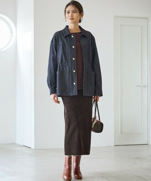 S size ONWARD(小さいサイズ) / エスサイズオンワード その他アウター | 【SLOW/一部店舗限定】SLOW DENIM ワークジャケット | 詳細1