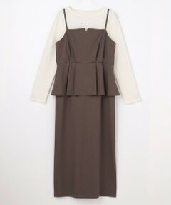 S size ONWARD(小さいサイズ) / エスサイズオンワード セットアップ | キャミワンピース × カットソー セット