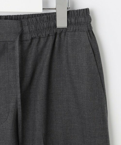 S size ONWARD(小さいサイズ) / エスサイズオンワード その他パンツ | 【SHIHOさん着用・セットアップ対応・オンオフ兼用】ソフトツイルクロスワイドストレート パンツ | 詳細14