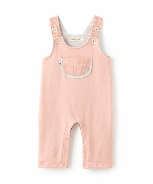 Sophie la girafe / キリンのソフィー サロペット・オールインワン | ミニ裏毛サロペット（ピンク）