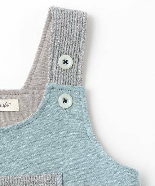 Sophie la girafe / キリンのソフィー サロペット・オールインワン | ミニ裏毛サロペット | 詳細3