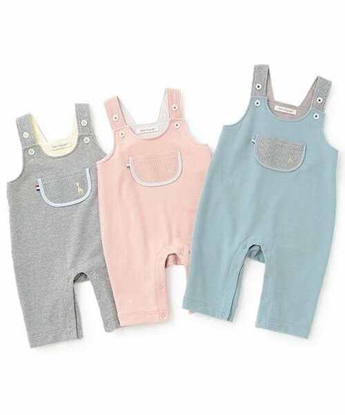 Sophie la girafe / キリンのソフィー サロペット・オールインワン | ミニ裏毛サロペット | 詳細8