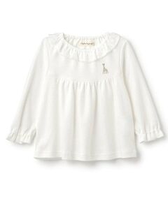 Sophie la girafe / キリンのソフィー シャツ・ブラウス | フリル衿スムースブラウス