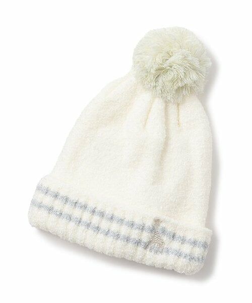 Sophie la girafe / キリンのソフィー ニットキャップ | マシュマロボンボンキャップ（オフ ホワイト）