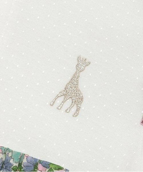Sophie la girafe / キリンのソフィー ロンパース | ブライトスムース花柄ロンパース | 詳細3