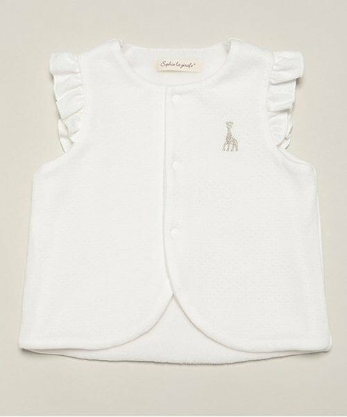 Sophie la girafe / キリンのソフィー ベビー・キッズウエア | ブライトスムースベスト（オフ ホワイト）