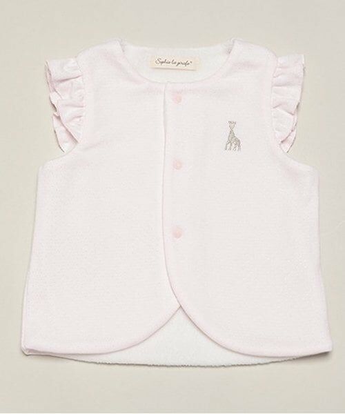 Sophie la girafe / キリンのソフィー ベビー・キッズウエア | ブライトスムースベスト（ピンク）