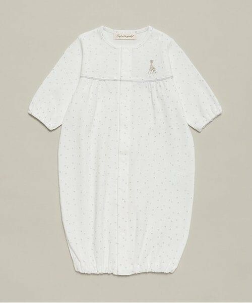 Sophie la girafe / キリンのソフィー ロンパース | スターダストスムース2WAYオール（オフ ホワイト）