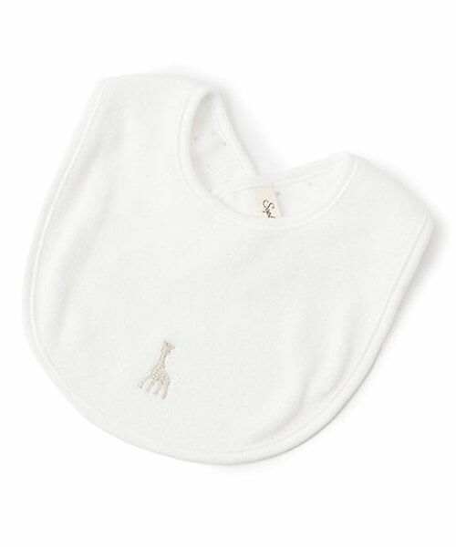 Sophie la girafe / キリンのソフィー スタイ・ビブ | スターダストパイルリバーシブルスタイ（オフ ホワイト）