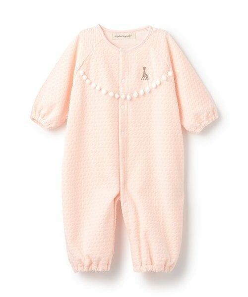 Sophie la girafe / キリンのソフィー ロンパース | 水玉ベロア2WAYオール | 詳細2