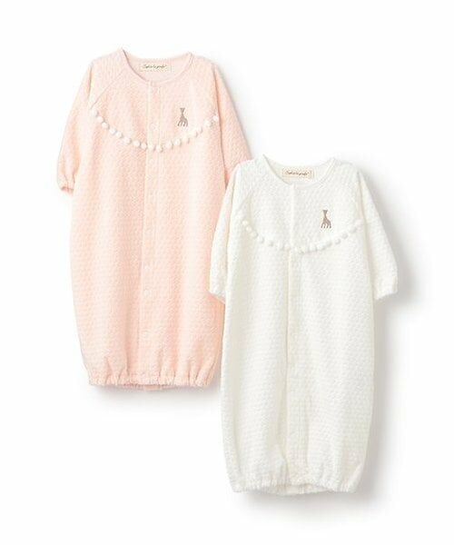 Sophie la girafe / キリンのソフィー ロンパース | 水玉ベロア2WAYオール | 詳細7