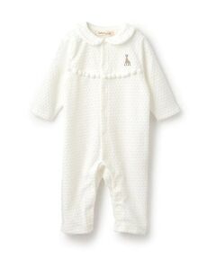 Sophie la girafe / キリンのソフィー ロンパース | 水玉ベロアカバーオール