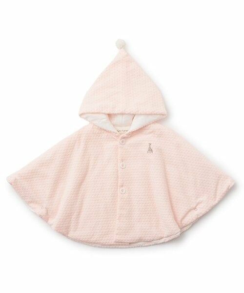 Sophie la girafe / キリンのソフィー ベビー・キッズウエア | 水玉ベロアマント（ピンク）