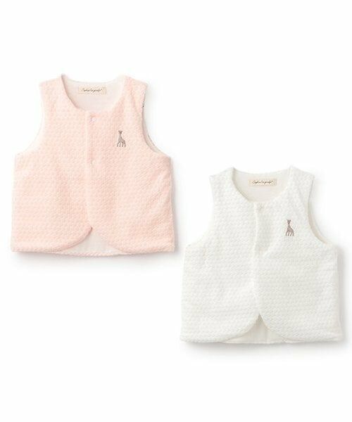 Sophie la girafe / キリンのソフィー ベビー・キッズウエア | 水玉ベロアベスト | 詳細8