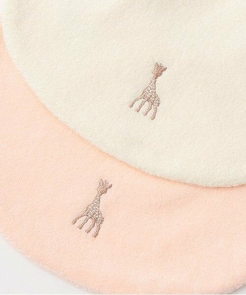 Sophie la girafe / キリンのソフィー スタイ・ビブ | ふわふわパイルリバーシブルスタイ | 詳細3