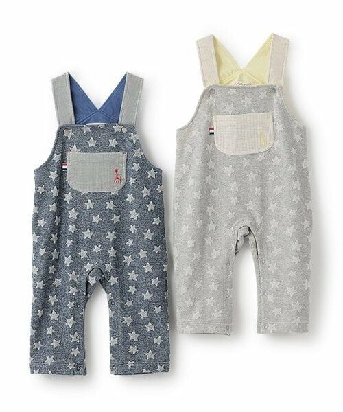 Sophie la girafe / キリンのソフィー サロペット・オールインワン | 星柄ジャカードサロペット | 詳細10