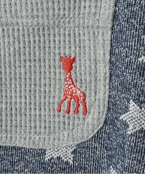 Sophie la girafe / キリンのソフィー サロペット・オールインワン | 星柄ジャカードサロペット | 詳細6