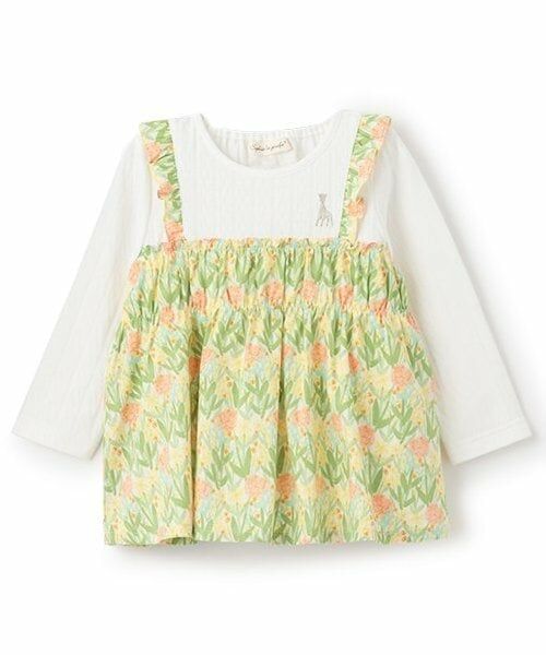 Sophie la girafe / キリンのソフィー その他トップス | 花柄チュニック（ピンク）