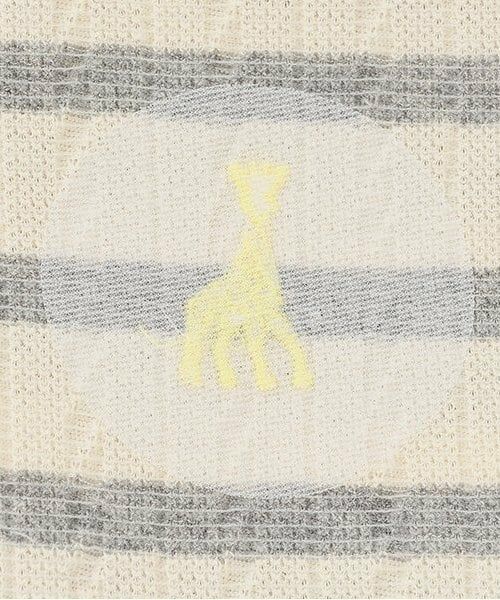 Sophie la girafe / キリンのソフィー Tシャツ | ジャカードボーダー長袖Tシャツ | 詳細4