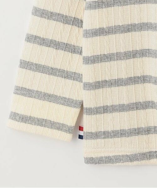 Sophie la girafe / キリンのソフィー Tシャツ | ジャカードボーダー長袖Tシャツ | 詳細5