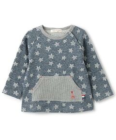 Sophie la girafe / キリンのソフィー スウェット | 星柄ジャカード長袖トレーナー