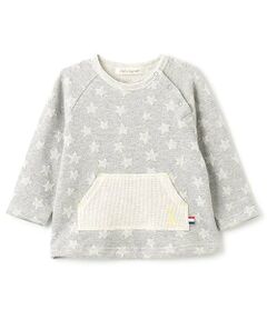 Sophie la girafe / キリンのソフィー スウェット | 星柄ジャカード長袖トレーナー