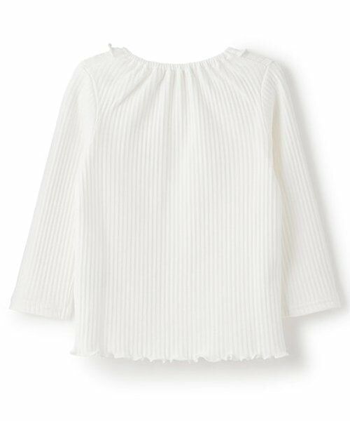 Sophie la girafe / キリンのソフィー Tシャツ | 衿フリルプリーツ長袖Tシャツ | 詳細1