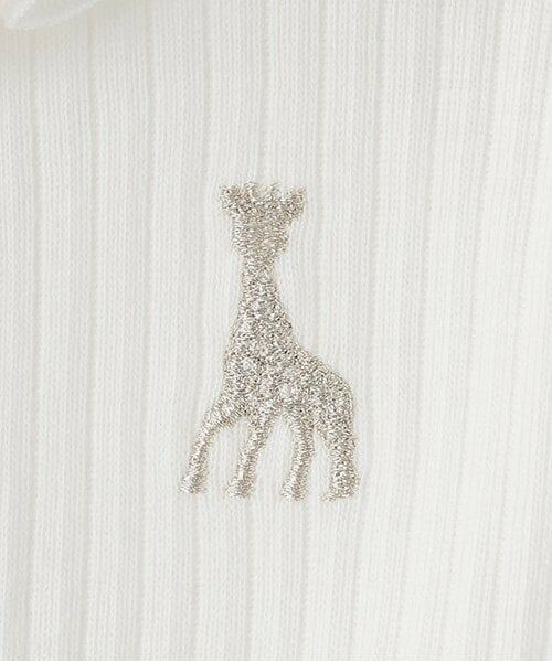 Sophie la girafe / キリンのソフィー Tシャツ | 衿フリルプリーツ長袖Tシャツ | 詳細3