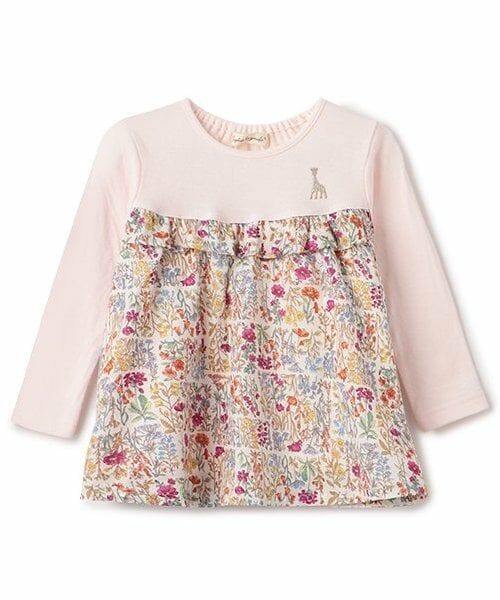 Sophie la girafe / キリンのソフィー その他トップス | 小花柄チュニック（ピンク）