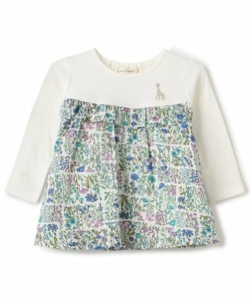 Sophie la girafe / キリンのソフィー その他トップス | 小花柄チュニック（ブルー）