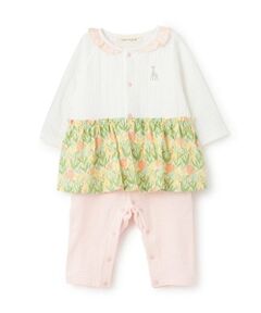 Sophie la girafe / キリンのソフィー ロンパース | 花柄カバーオール