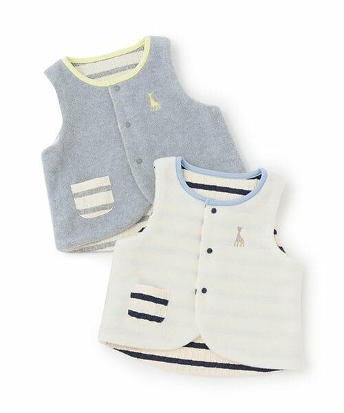 Sophie la girafe / キリンのソフィー ベビー・キッズウエア | フリースリバーシブルベスト | 詳細15