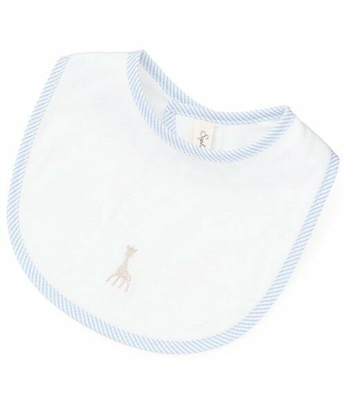 Sophie la girafe / キリンのソフィー スタイ・ビブ | エアーニットスタイ（ブルー）