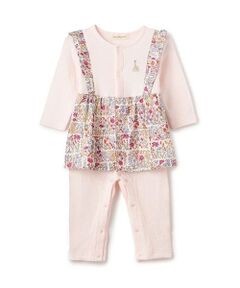 Sophie la girafe / キリンのソフィー ロンパース | 小花柄カバーオール