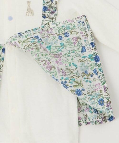 Sophie la girafe / キリンのソフィー ロンパース | 小花柄カバーオール | 詳細5