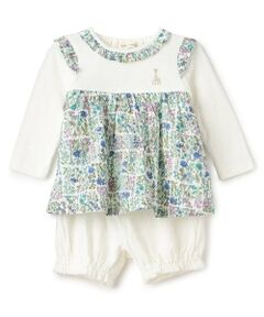 Sophie la girafe / キリンのソフィー ベビー・キッズウエア | 小花柄ベビースーツ