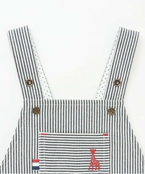 Sophie la girafe / キリンのソフィー サロペット・オールインワン | ヒッコリーサロペット | 詳細2