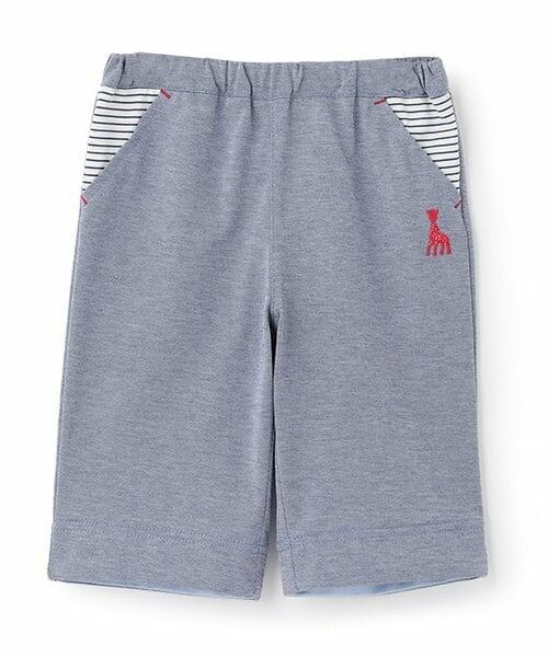 Sophie la girafe / キリンのソフィー その他パンツ | デニム風ハーフパンツ（紺）