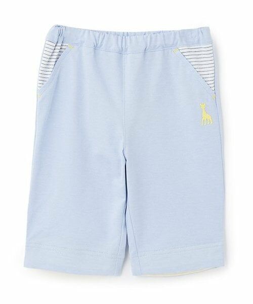 Sophie la girafe / キリンのソフィー その他パンツ | デニム風ハーフパンツ（ブルー）