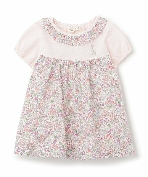 Sophie la girafe / キリンのソフィー その他トップス | 小花柄チュニック（ピンク）