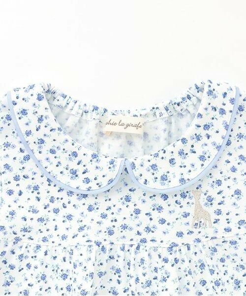 Sophie la girafe / キリンのソフィー Tシャツ | 花柄天竺半袖Tシャツ | 詳細2