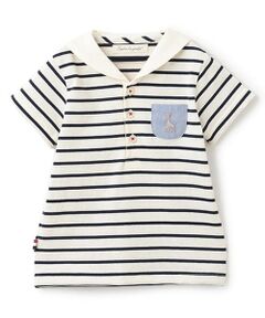 Sophie la girafe / キリンのソフィー Tシャツ | ボーダーセーラー半袖Tシャツ