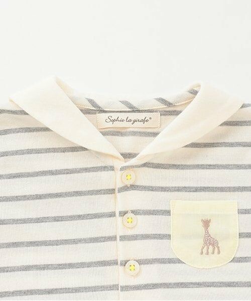 Sophie la girafe / キリンのソフィー Tシャツ | ボーダーセーラー半袖Tシャツ | 詳細2