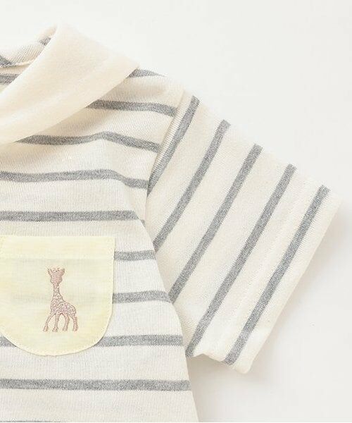 Sophie la girafe / キリンのソフィー Tシャツ | ボーダーセーラー半袖Tシャツ | 詳細4