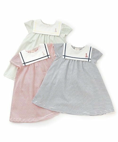 Sophie la girafe / キリンのソフィー ミニ丈・ひざ丈ワンピース | セーラーワンピース | 詳細7