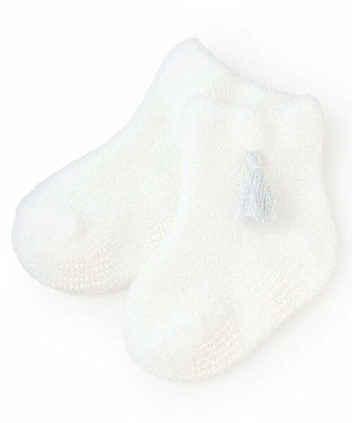 Sophie la girafe / キリンのソフィー ソックス | フリンジパイルソックス（オフ ホワイト）